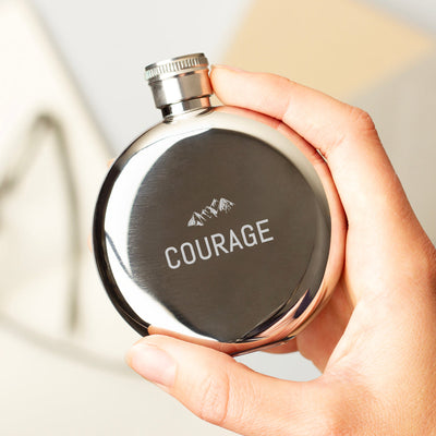 product image for stainless steal hip flask courage 4 71