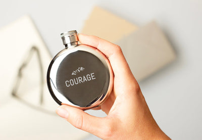 product image for stainless steal hip flask courage 5 52