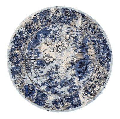 product image for Carini Blue and Ivory Rug by BD Fine Flatshot Image 1 96