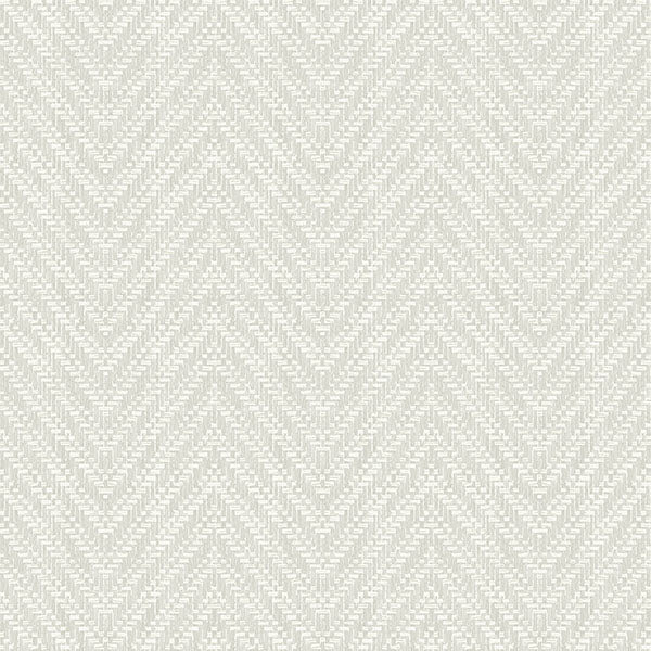 media image for Glynn Silver Chevron Wallpaper from Georgia Collection by Brewster 271