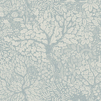 product image of Olle Light Blue Forest Sanctuary Wallpaper 589