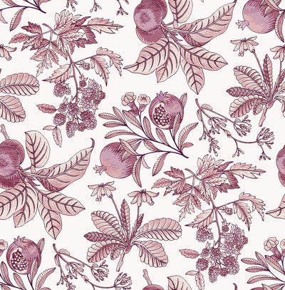 product image of Cecilia Purple Fruit Wallpaper 520