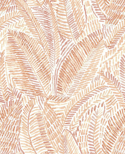 product image of Fildia Orange Botanical Wallpaper 597