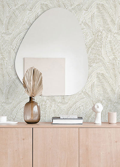 product image for Fildia Taupe Botanical Wallpaper 44