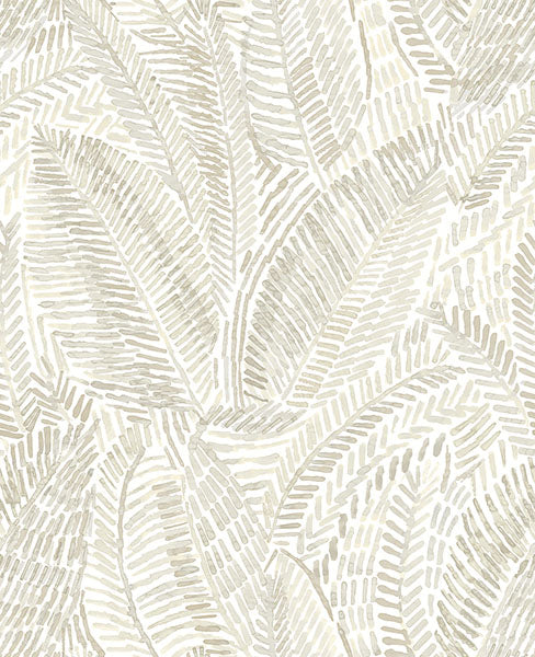 media image for Fildia Taupe Botanical Wallpaper 229