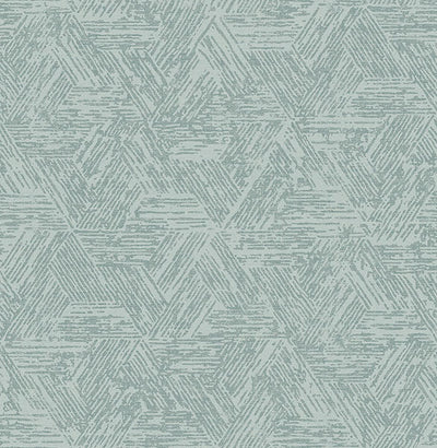 product image of Retreat Denim Quilted Geometric Wallpaper 541