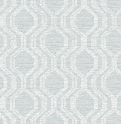 product image of Burton Pewter Modern Ogee Wallpaper 526