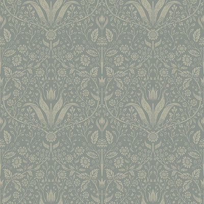 product image of Mara Green Tulip Ogee Wallpaper 578