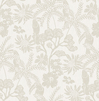 product image of Jacaranda Taupe Tropical Trail Wallpaper 546