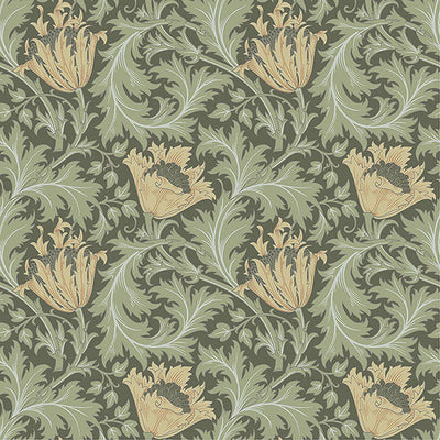 product image of Anemone Moss Floral Trail Wallpaper 590