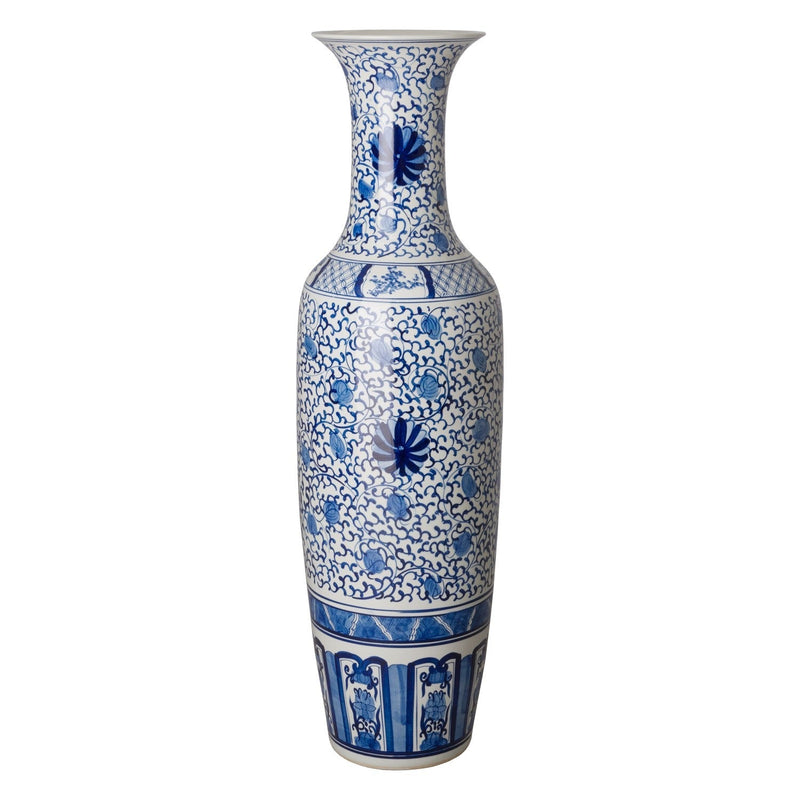 media image for tall fishtail vase by emissary 4154bw 1 25