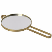 Poise Hand Mirror in Brass by Ferm Living