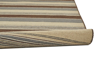 product image for Naida Flatweave Brown and Gray Rug by BD Fine Roll Image 1 13