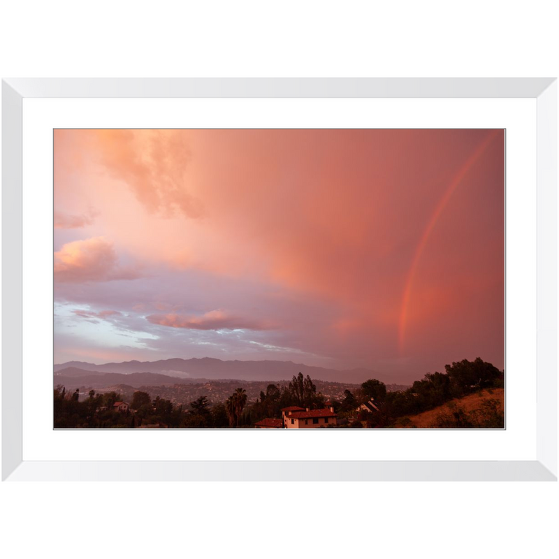 media image for Pink Rainbow Framed Print 279
