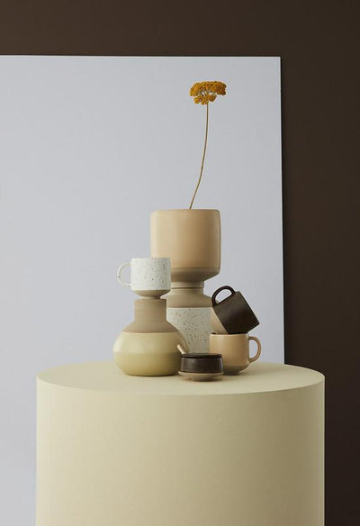 product image for hagi vase dusty lemonade by oyoy 2 21