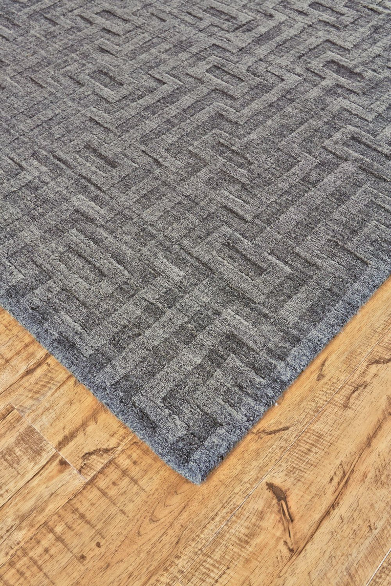 media image for Savona Hand Woven Gray and Silver Rug by BD Fine Corner Image 1 292