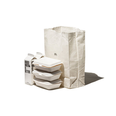 product image for grocery bag 9l brown design by puebco 2 22