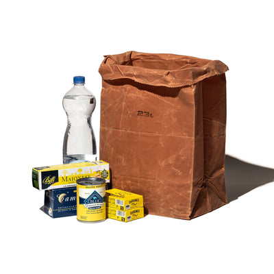 product image of grocery bag 23l brown design by puebco 1 539