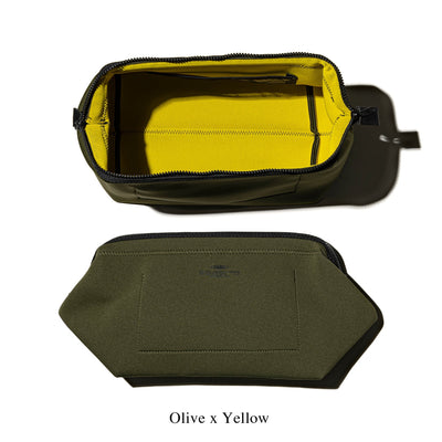 product image of wired pouch large olive yellow design by puebco 1 552