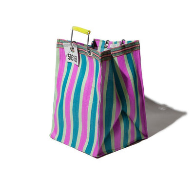 product image for recycled plastic stripe bag rectangle d30 by puebco 503219 3 75