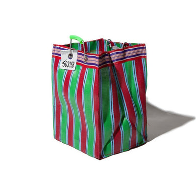 product image for recycled plastic stripe bag rectangle d30 by puebco 503219 5 31