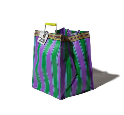 product image for recycled plastic stripe bag rectangle d30 by puebco 503219 6 68