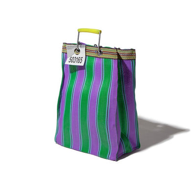 product image for recycled plastic stripe bag rectangle d15 by puebco 503332 6 90