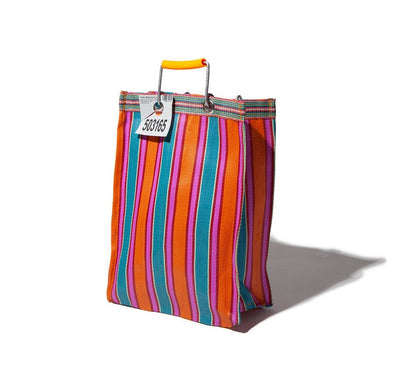 product image for recycled plastic stripe bag rectangle d15 by puebco 503332 7 48