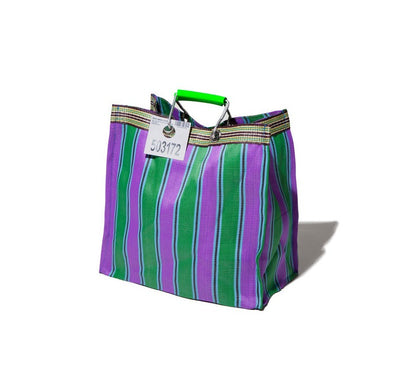 product image for recycled plastic stripe bag square by puebco 503271 6 45