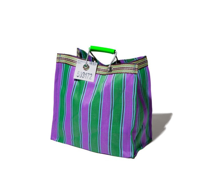 media image for recycled plastic stripe bag square by puebco 503271 6 27