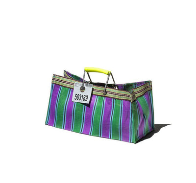 product image for recycled plastic stripe bag wide by puebco 503394 6 89