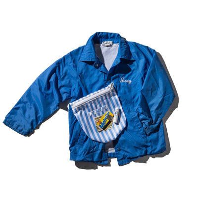 product image for school tie fabric semicircle pouch puebco 504421 2 5