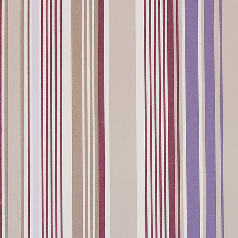 media image for Stripe Classic Wallpaper in Blue/Brown/Red/Multi 255