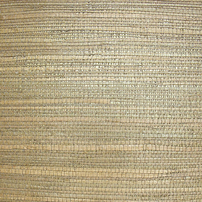 product image of Sample Grasscloth Natural Texture Wallpaper in Green/Yellow/Gold 532