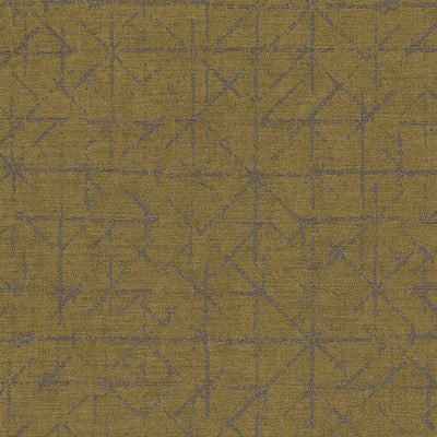 product image for Geo Abstract Textural Wallpaper in Gold/Mustard 83