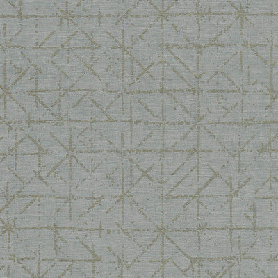 product image of Sample Geo Abstract Textural Wallpaper in Gold/Blue 516