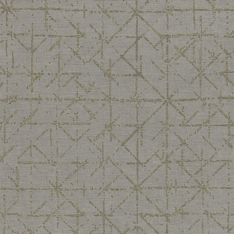 media image for Geo Abstract Textural Wallpaper in Gold/Sage 26