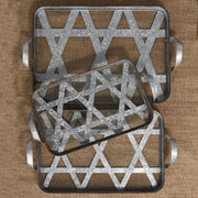 farm to table galvanized iron gallery trays in various sizes 1
