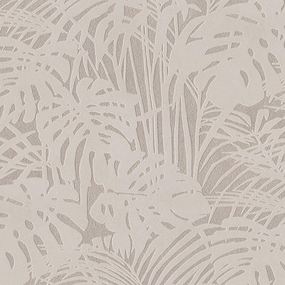 product image of Abstract Palm Leaf Textured Wallpaper in Grey 579