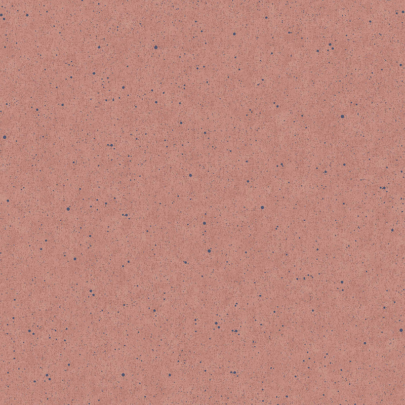 media image for Plain Textured Speckled Wallpaper in Coral/Navy 265