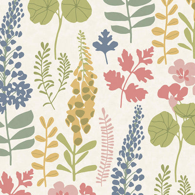 product image of Botanical Tropical Flair Wallpaper in Multi Pink 562