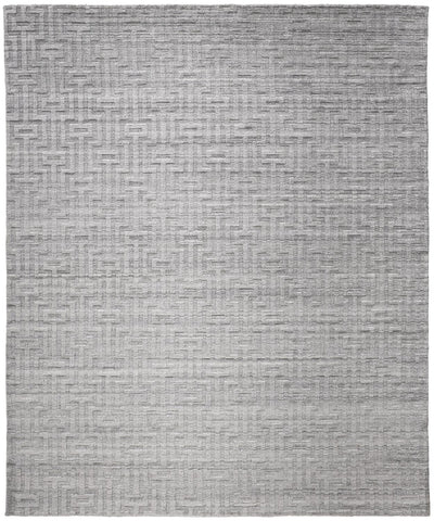 product image of Savona Hand Woven Light Silver Rug by BD Fine Flatshot Image 1 524