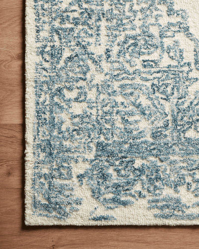 product image for Annie Hooked White / Blue Rug Roomscene Image 3 69