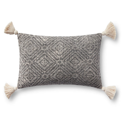 product image of Hand Woven Charcoal Pillow Flatshot Image 1 52