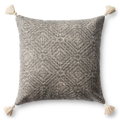 product image for Hand Woven Charcoal Pillow Flatshot Image 1 68