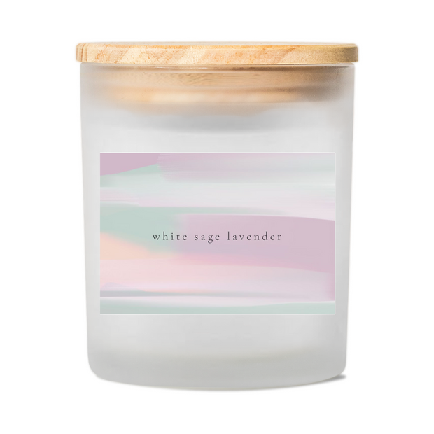 White Sage Lavender Scented Candles