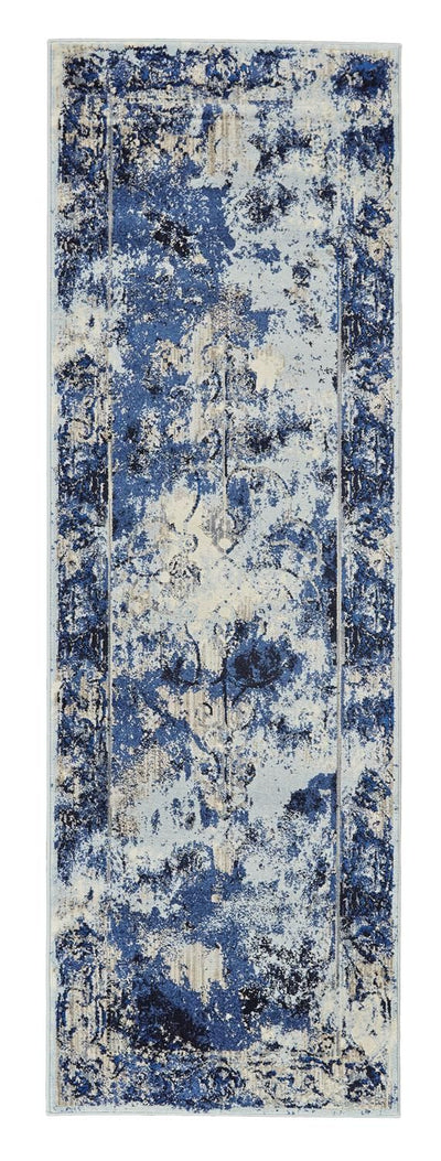 product image for Carini Blue and Ivory Rug by BD Fine Flatshot Image 1 20