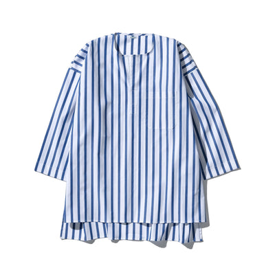 product image for Cotton Stripe Shirt Crew Neck 3 27