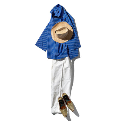 product image for Cotton Stripe Shirt Regular Collar 10 71