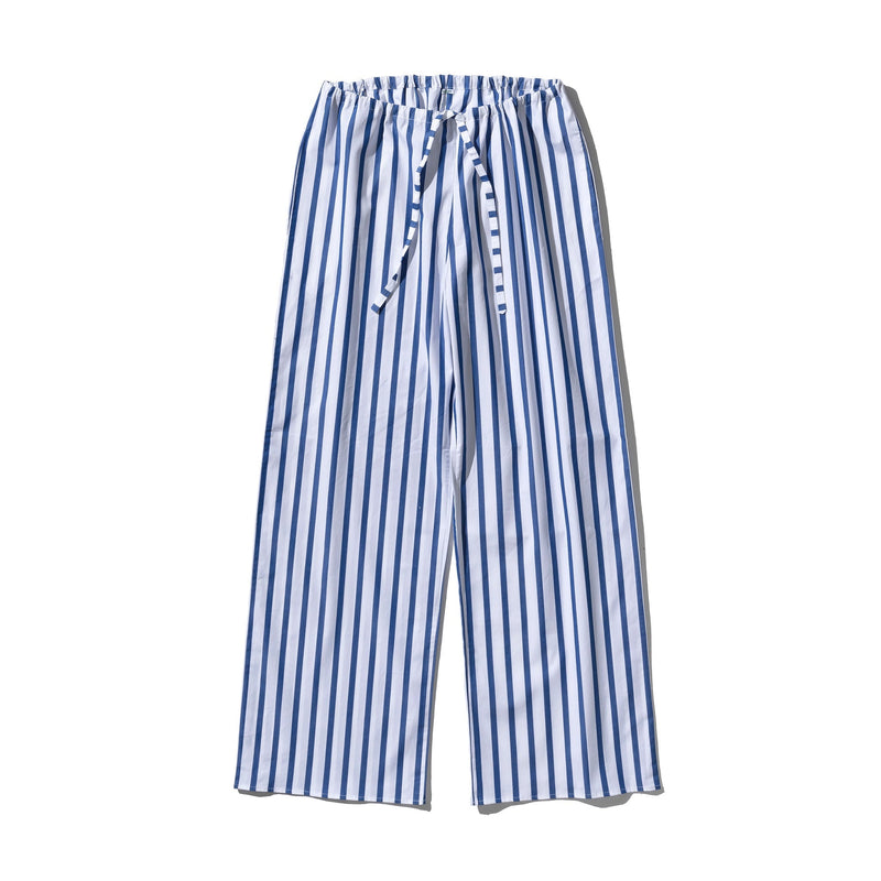 media image for Cotton Stripe Regular Pants Blue 3 288